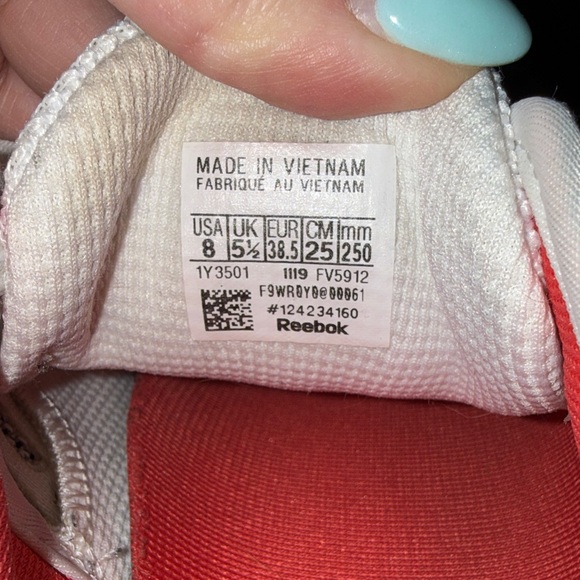 Reebok Athletic Shoes in Tan and Red - Picture 2 of 6